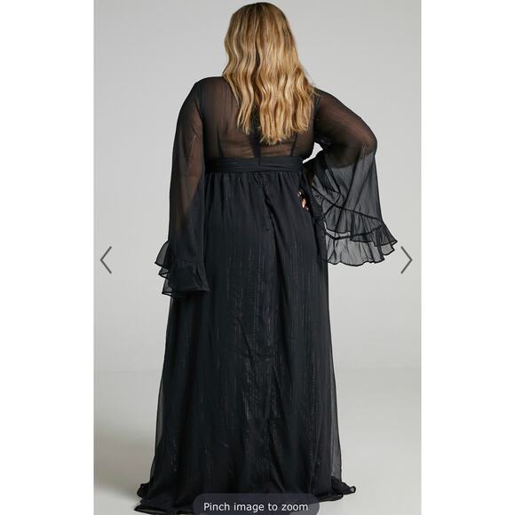 TUCKERNUCK Black Channing Polo Maxi Dress Size Medium - Picture 5 of 12